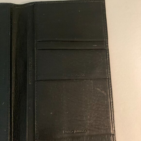 DILANA MEN/WOMEN VINTAGE BLACK TRAVEL WALLET - Picture 3 of 5